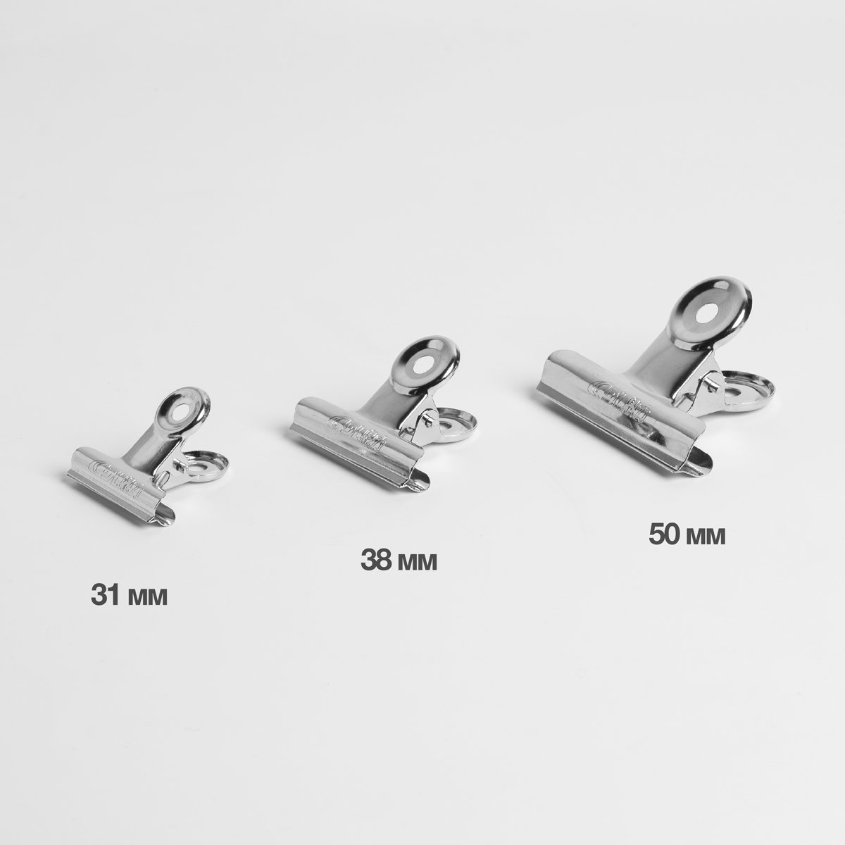 Зажим-прищепка для создания арочных ногтей, металлическая (38 мм)