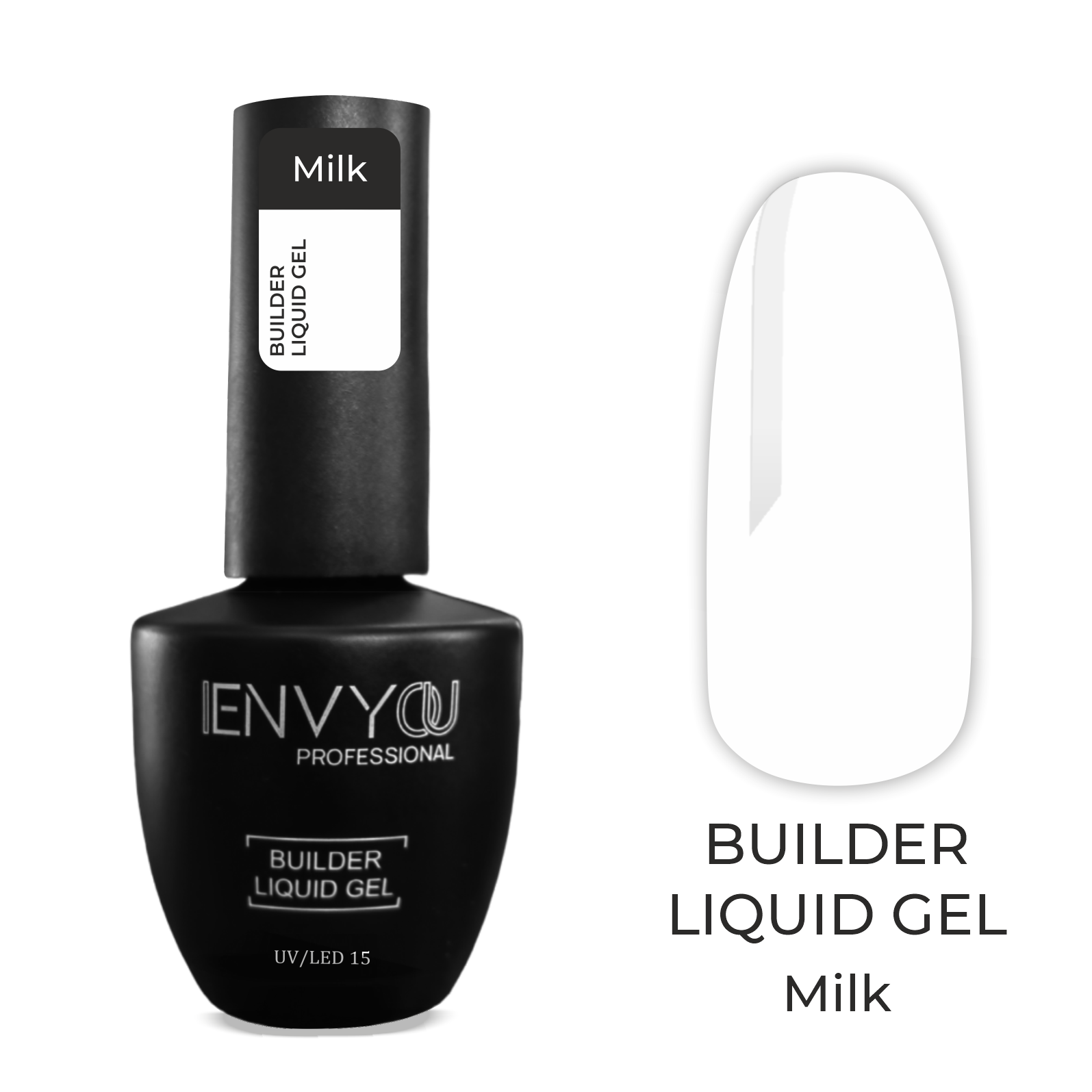 I ENVY YOU Builder Liquid Gel, 15g (Milk)
